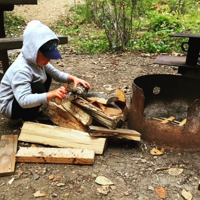 How to book camping in Alberta.