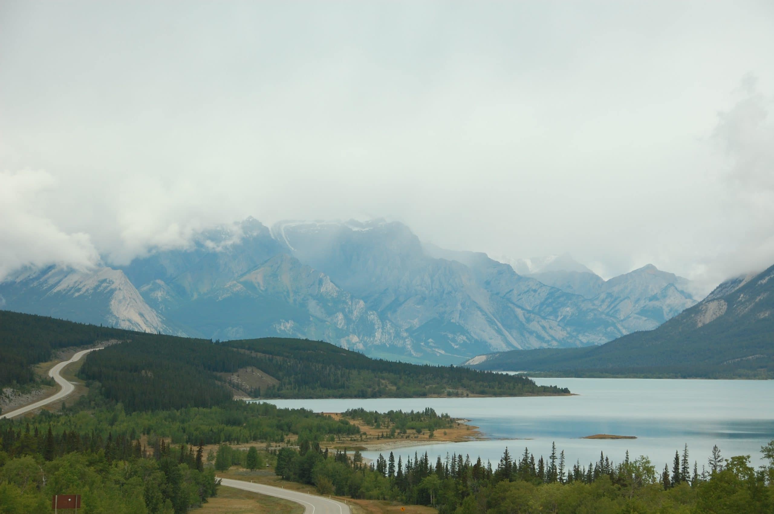 Hwy 13 - David Thompson Highway and Abraham Lake