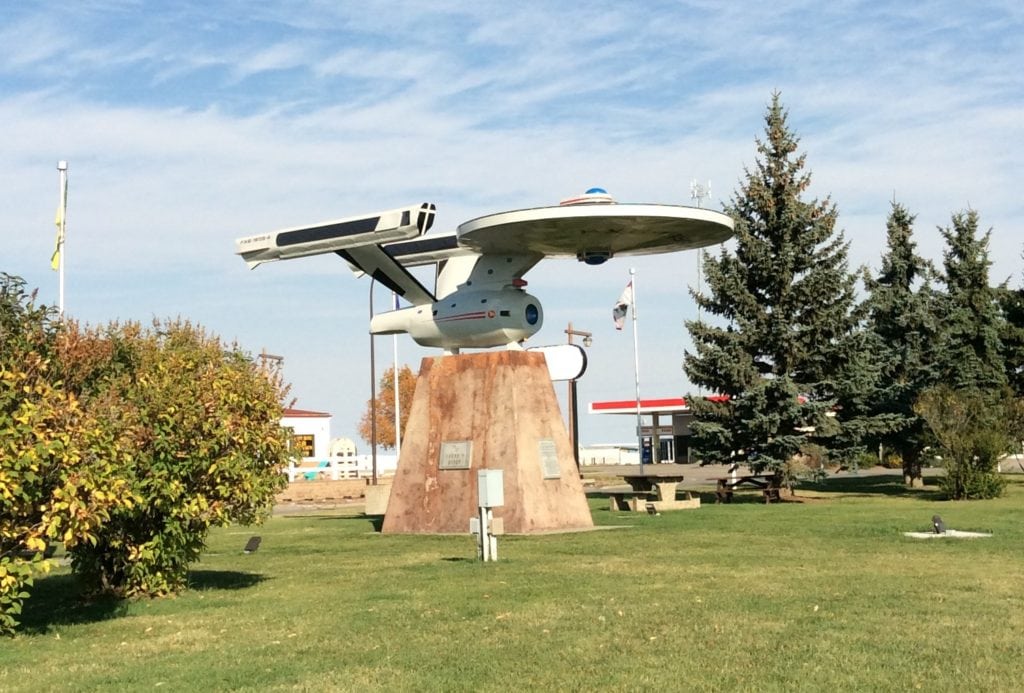 Starship Enterprise in Vulcan