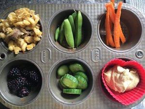 Muffin tin lunch idea 2