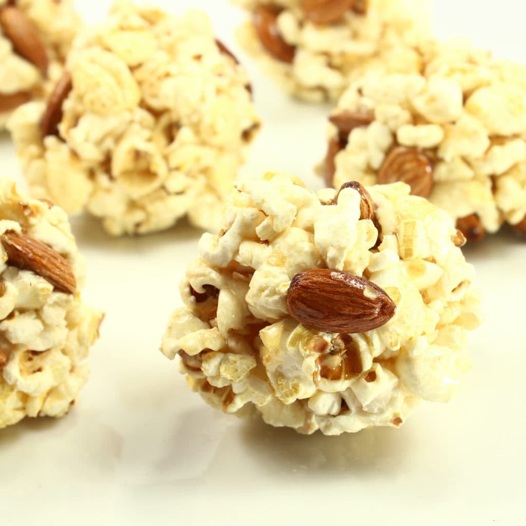 Honey popcorn balls