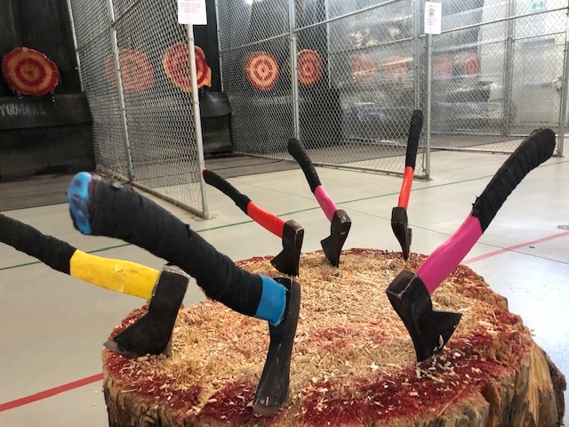 Axe throwing at Axe Monkeys