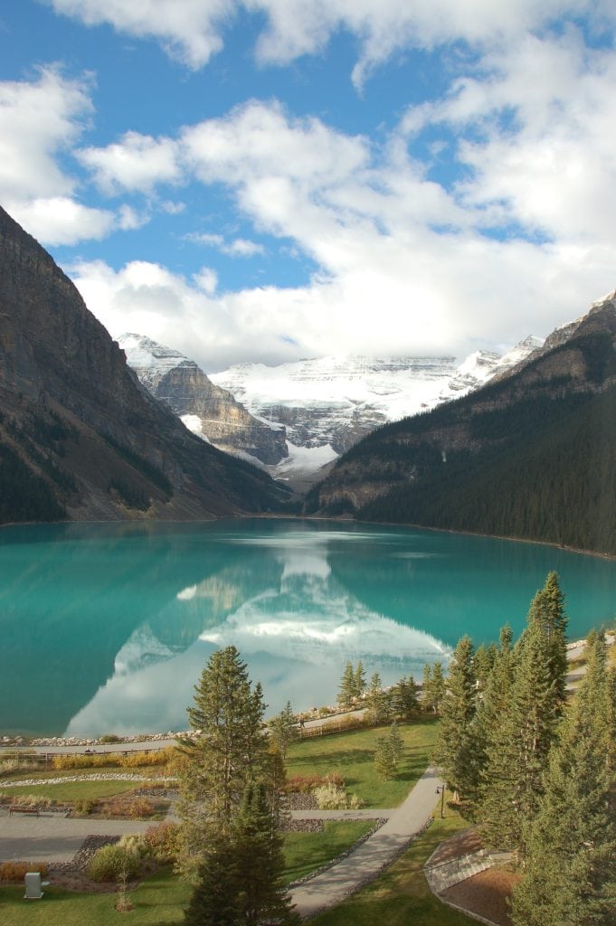 Lake Louise lake shore