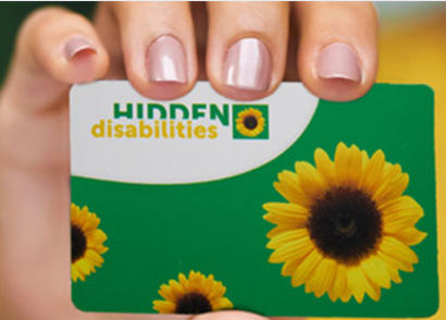 Hidden Disabilities Sunflower Travel Card