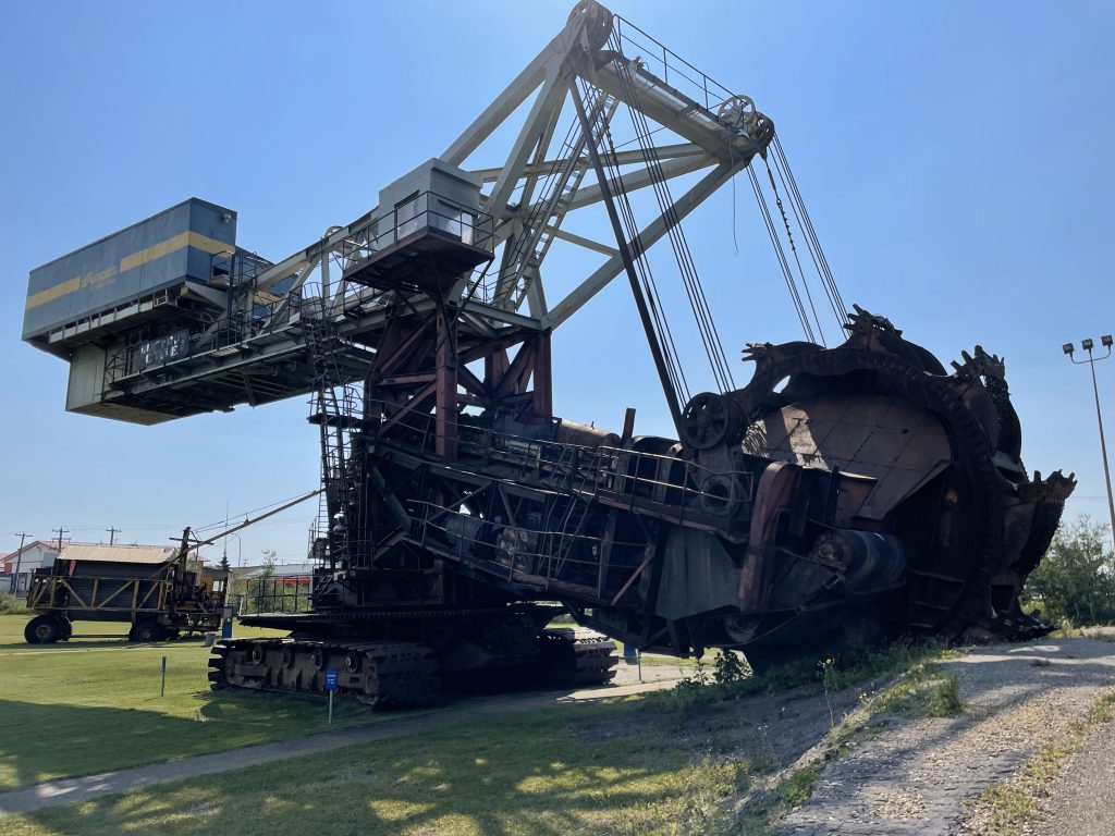 Cyrus Excavator at the Oil Sands Discovery Centre