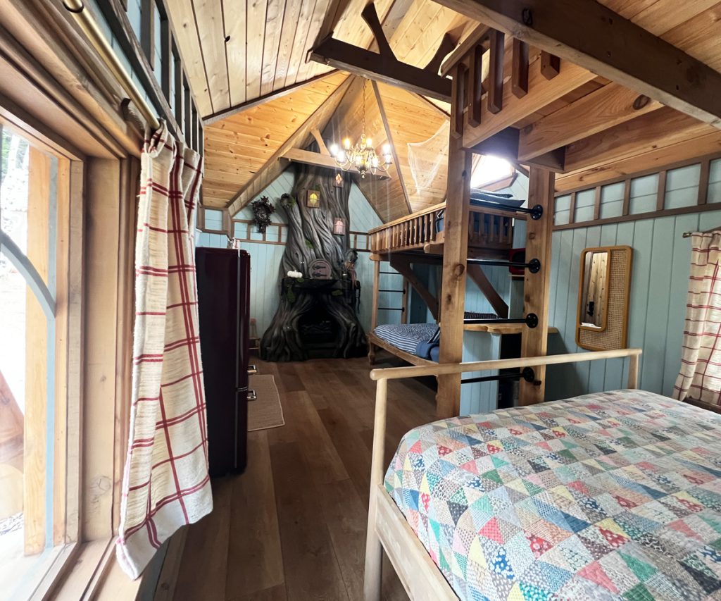 Interior of Midsummer Cottage at Charmed Resorts in Crowsness Pass